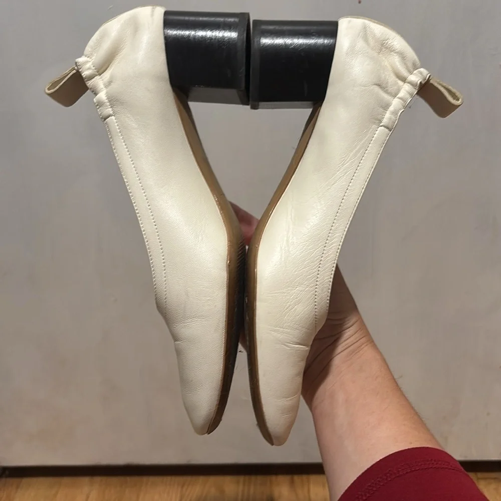 EVERLANE leather Colorblock chunky heels